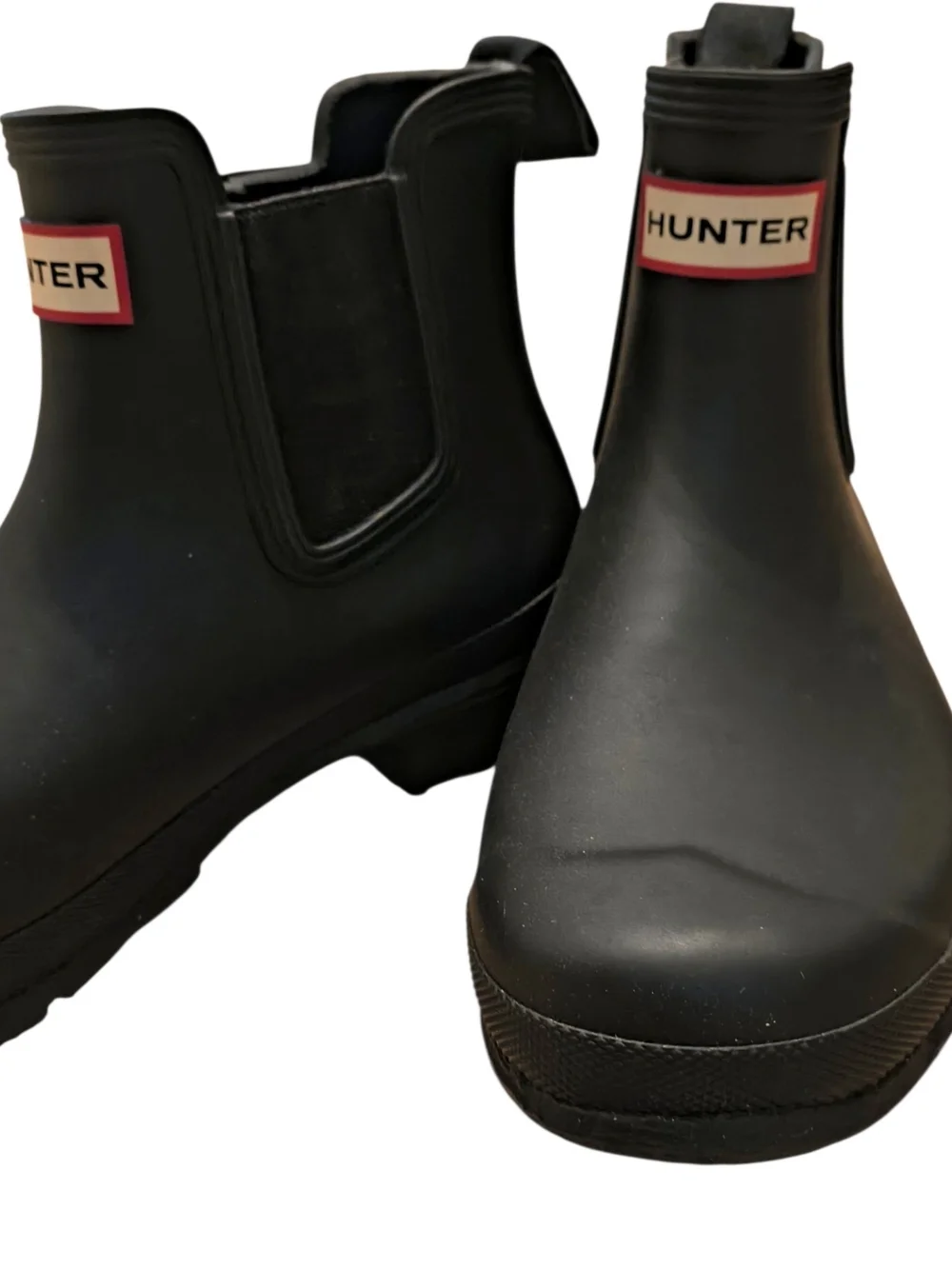 NWOT ​Hunter Women's Original Chelsea Waterproof Rubber Rain Boots Black Size 8